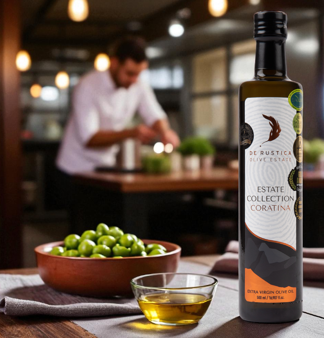 De Rustica | 500ml Coratina | Extra Virgin Olive Oil