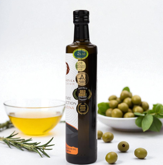De Rustica | 500ml Coratina | Extra Virgin Olive Oil