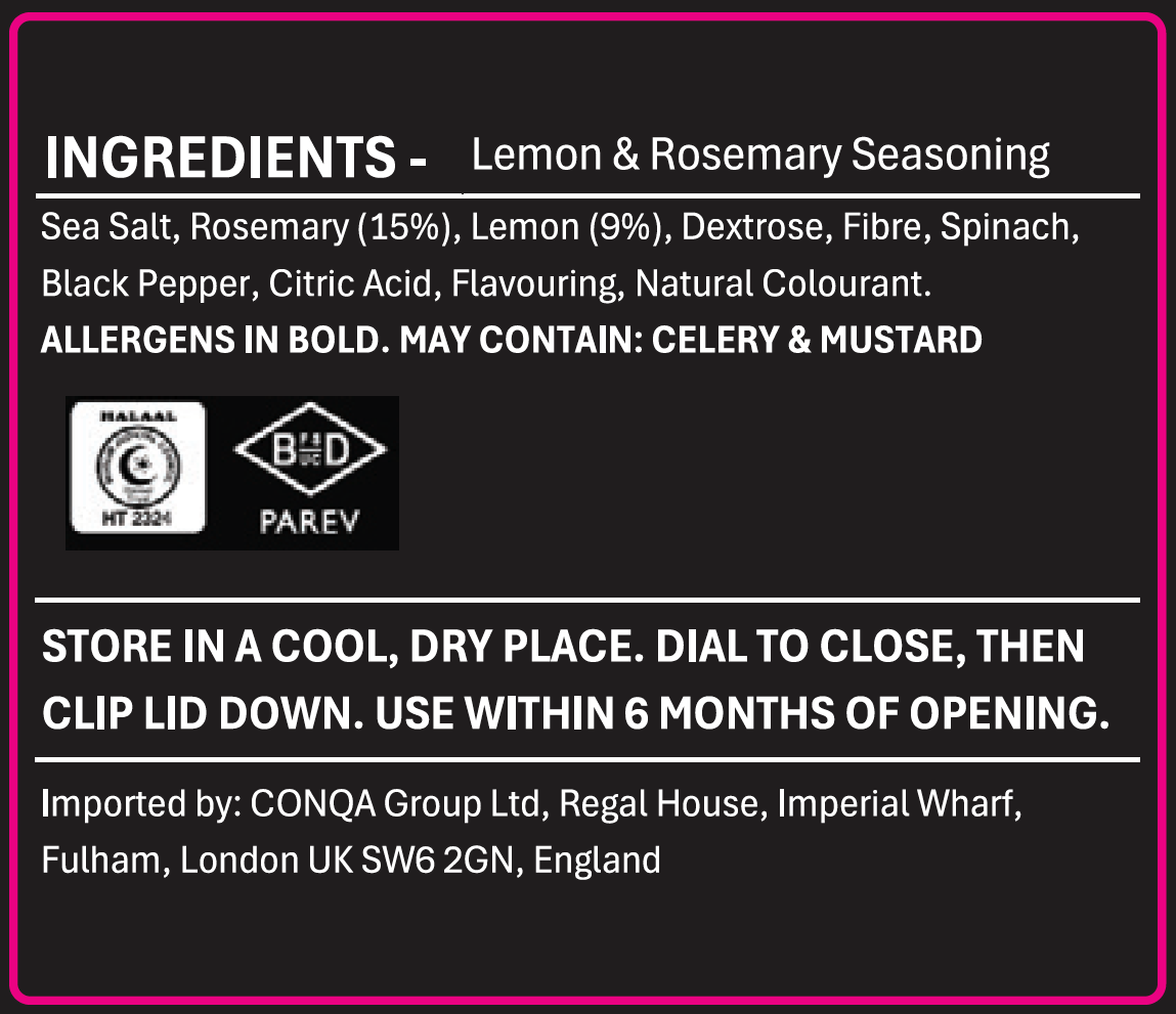 Ina Paarman | Lemon & Rosemary Seasoning