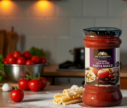 Ina Paarman | Tomato, Olive & Chilli Pasta Sauce