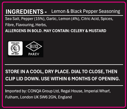 Ina Paarman | Lemon & Black Pepper Seasoning