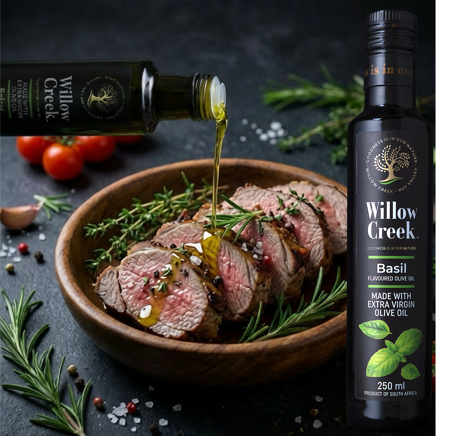 Willow Creek | Basil Extra Virgin Olive Oil | 250ml